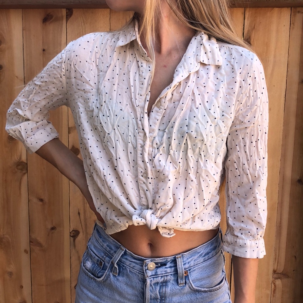 Polka Dot Top. Urban Outfitters. Small.